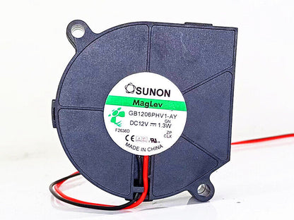 new 1 PCS SUNON Fan GB1206PHV1-AY 12V 1.3W 60*60*15mm 2 wire Turbo cooling fan - SUNON