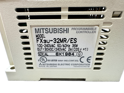 used Mitsubishi FX3U-32MR/ES Processor - MITSUBISHI