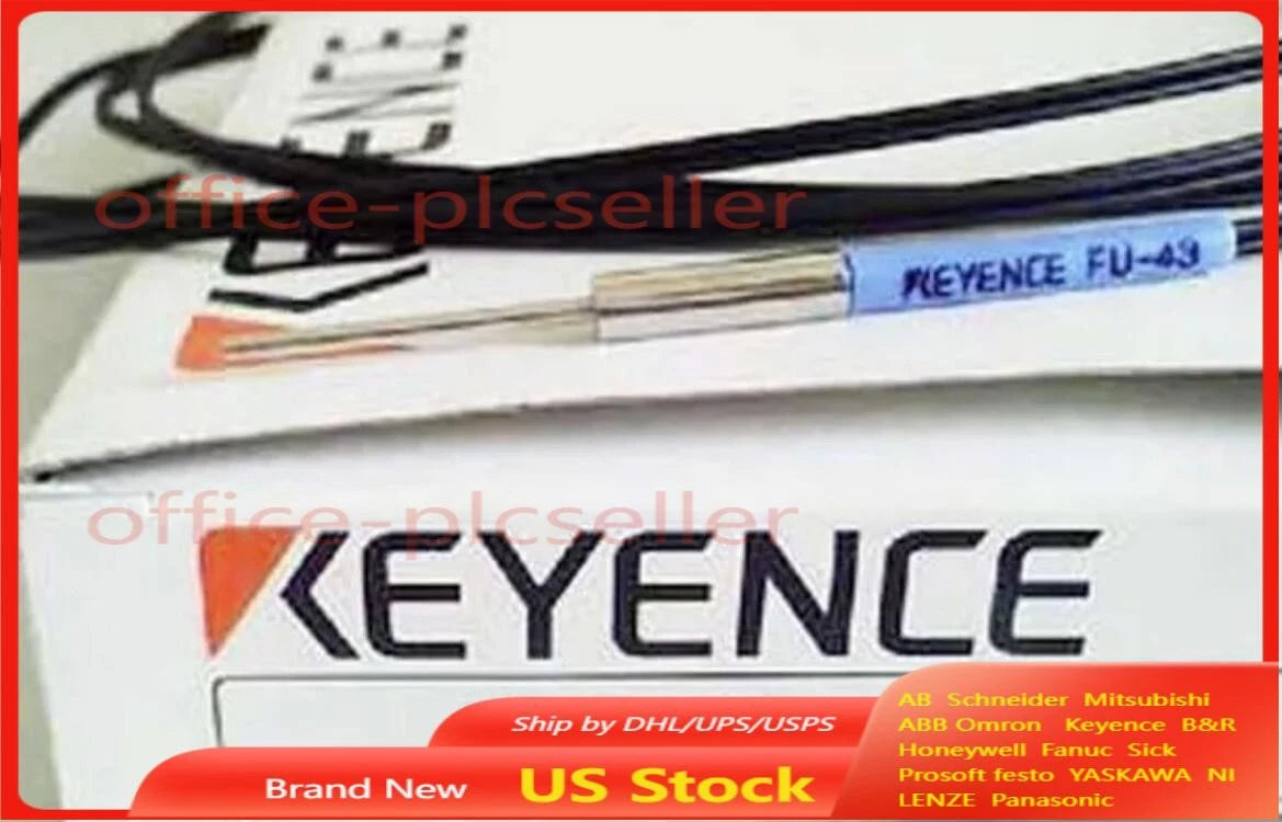Keyence FU-43 Fiber Optic Sensor Reflective FU43 US Free TAX #E