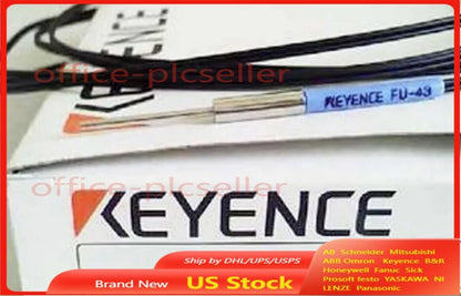 Keyence FU-43 Fiber Optic Sensor Reflective FU43 US Free TAX #E
