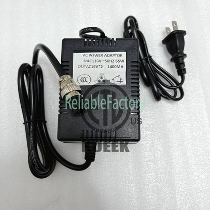 For BEHRINGER MX2004A 110/220V AC dual 19V mixer power adapter transformer 3hole