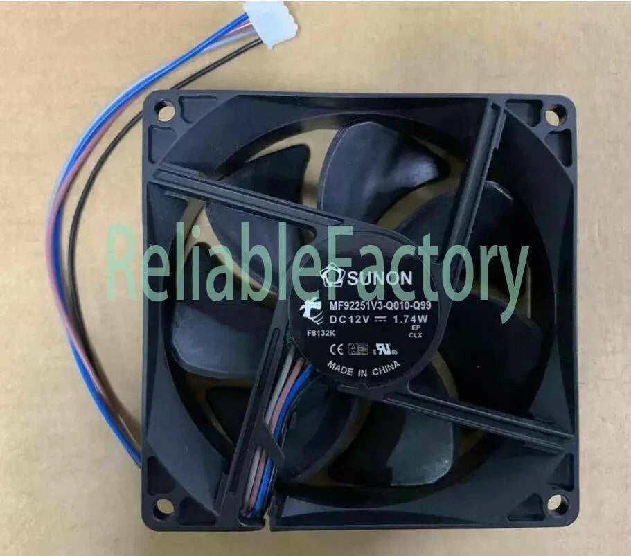 For MF92251V3-Q010-Q99 SUNON Cooling fan DC12V 1.74W 92*92*25MM 4Pin fan 9cm fan