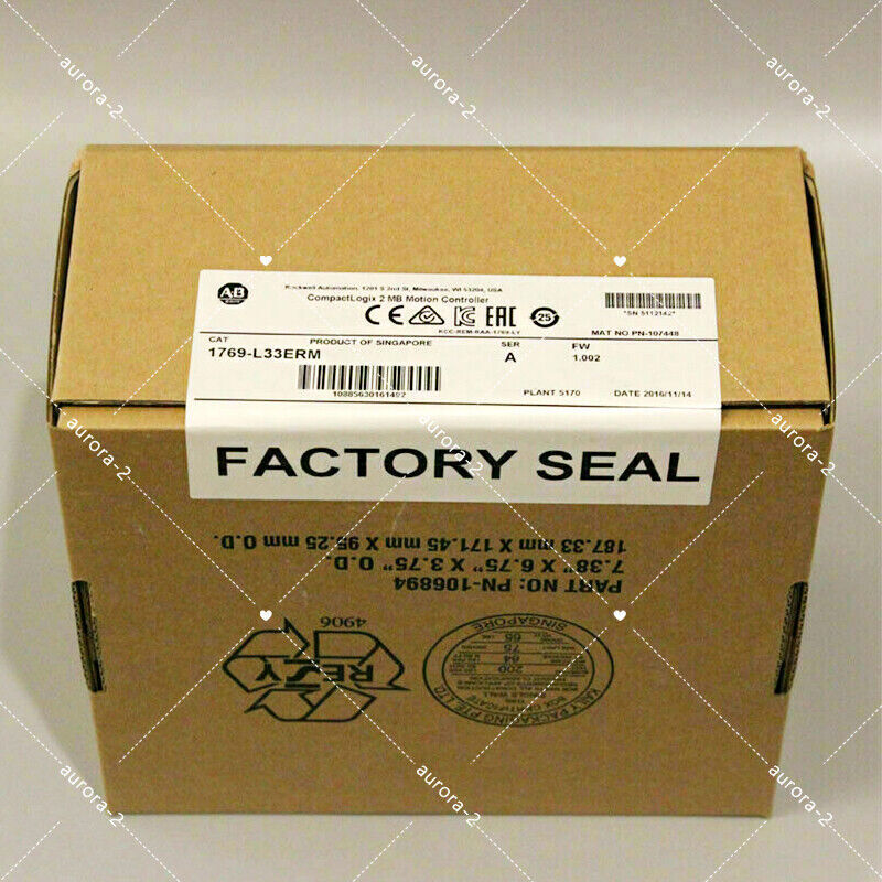 AB 1769-L33ERM New For Allen-Bradley 2 MB Motion Controller 1769L33ERM by Allen-Bradley - ALLEN-BRADLEY
