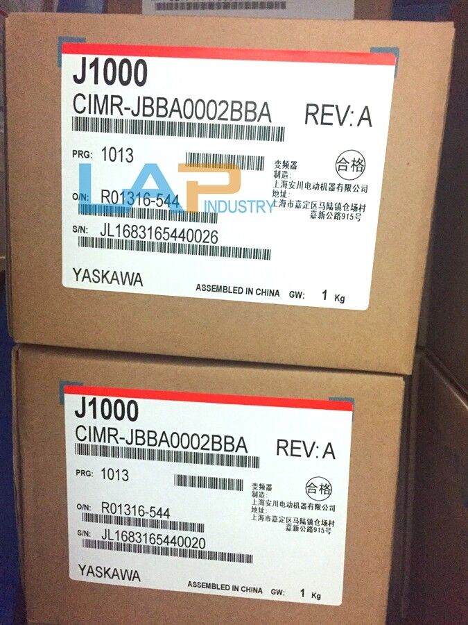 new  YASKAWA Inverter CIMR-JBBA0002BBA