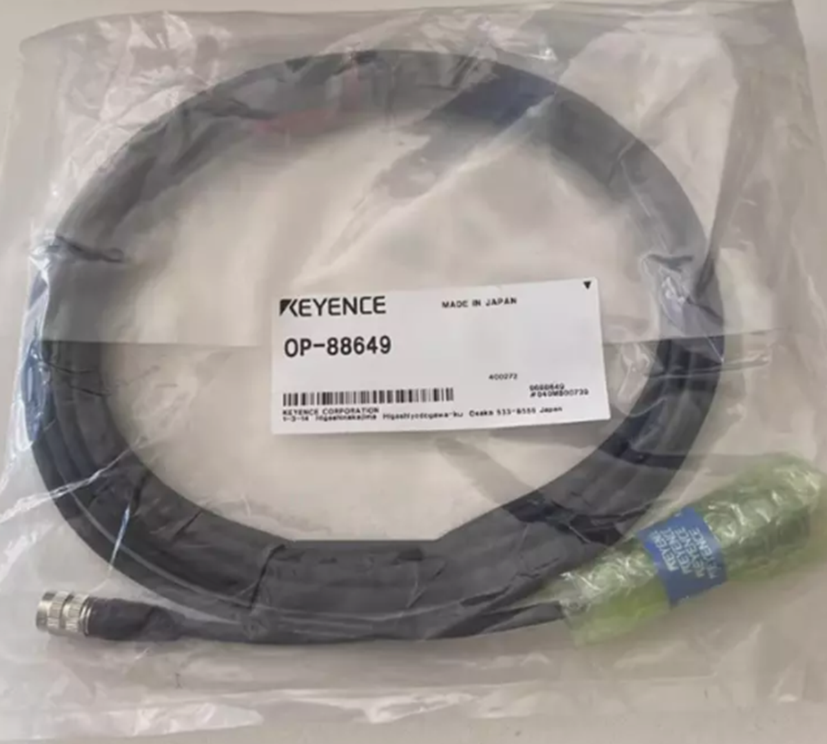new Keyance IV3 Sensor Head to Amplifier Cable 5m OP-88649 - KEYANCE