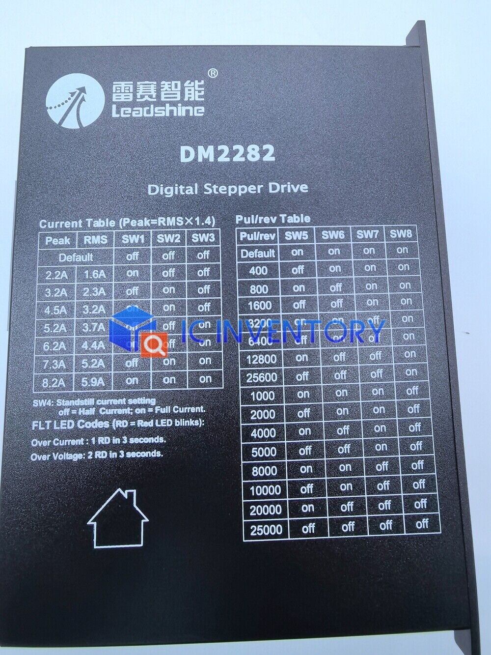 new LeadShine DM2282 Phase Digital Stepper Motor Driver 80-220VAC 0.5-8.2A - LEADSHINE