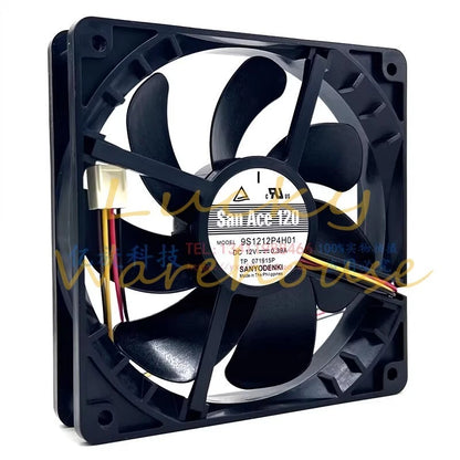 Sanyo 9S1212P4H01 DC12V 0.39A 4-Pin Cooling Fan