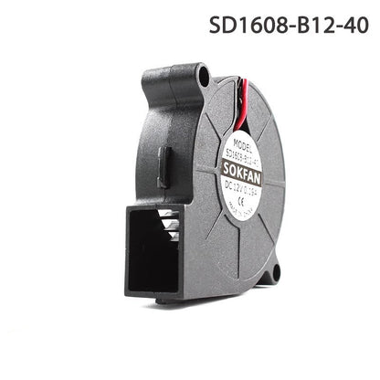 SOKFAN SD1608-B12-40 12V 0.19A  2-wire blower ball cooling fan