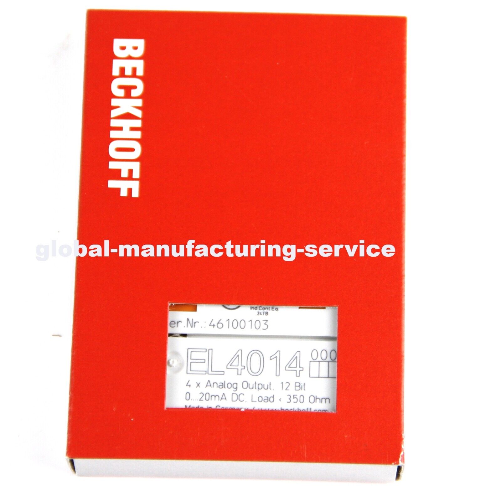 BECKHOFF EL4004 EtherCAT Terminal 4-ch Analog Output Module - BECKHOFF