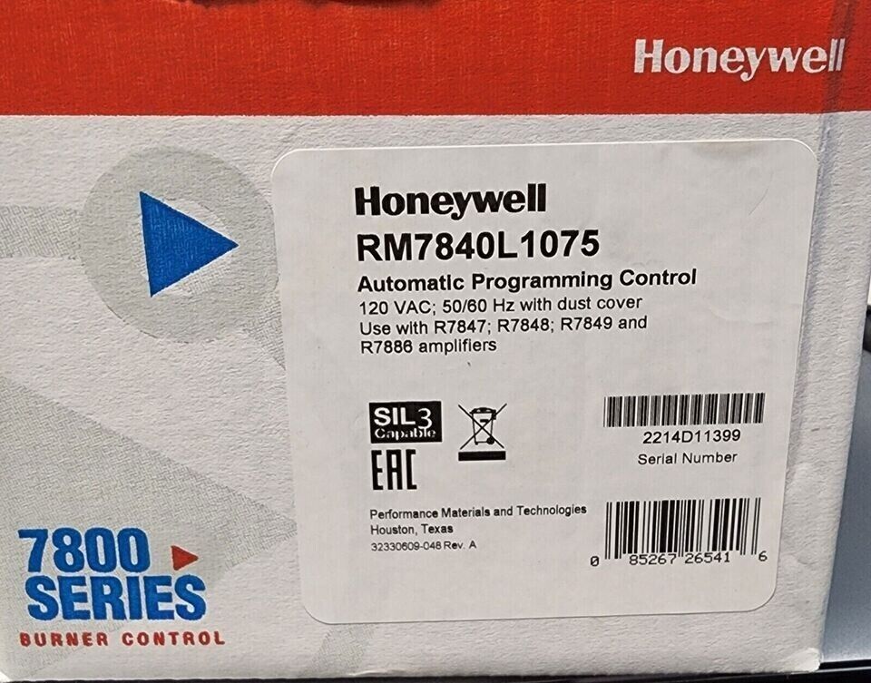 new  express  Honeywell RM7840L 1075 RM7840L1075 burner control