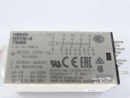 used OMRON H3YN-4 AC100-120 TIMER - OMRON