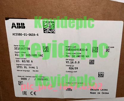 1PCS ABB ACS580-01-062A-4 Frequency Converter Fast delivery #k