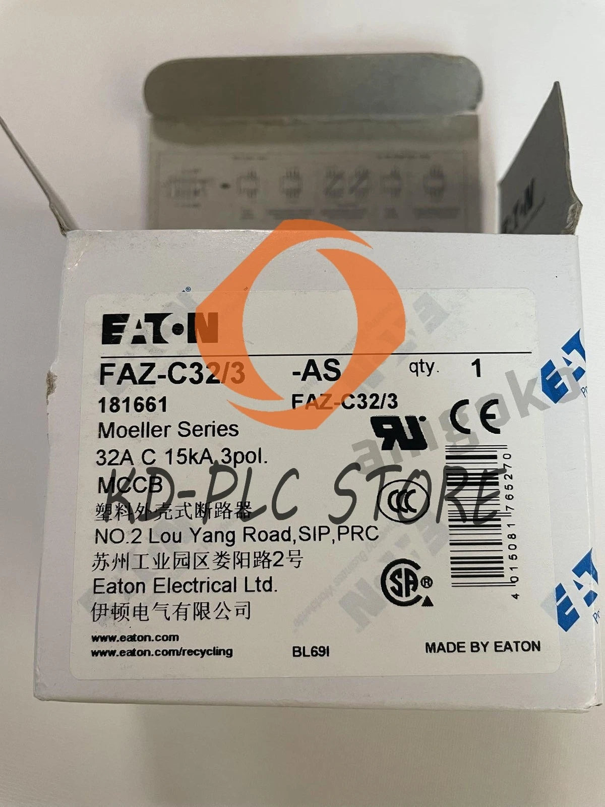 1PCS EATON MOELLER FAZ-C32/3