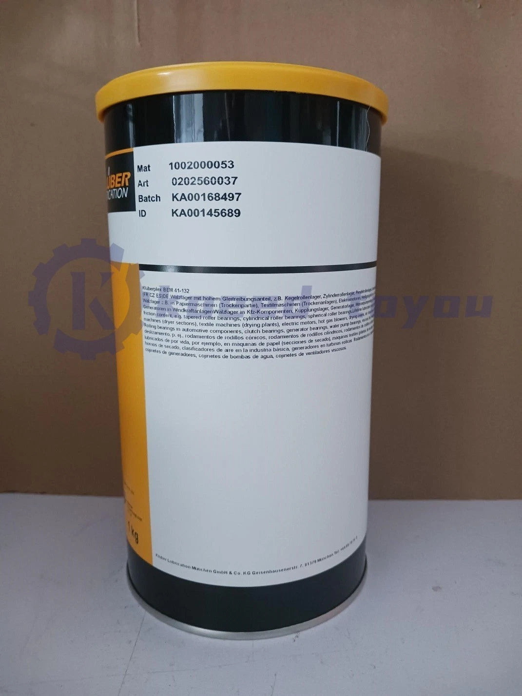 KLUBER Lubrication Kluberplex BEM 41-132 1Kg ( 2.2 LB) free shipping