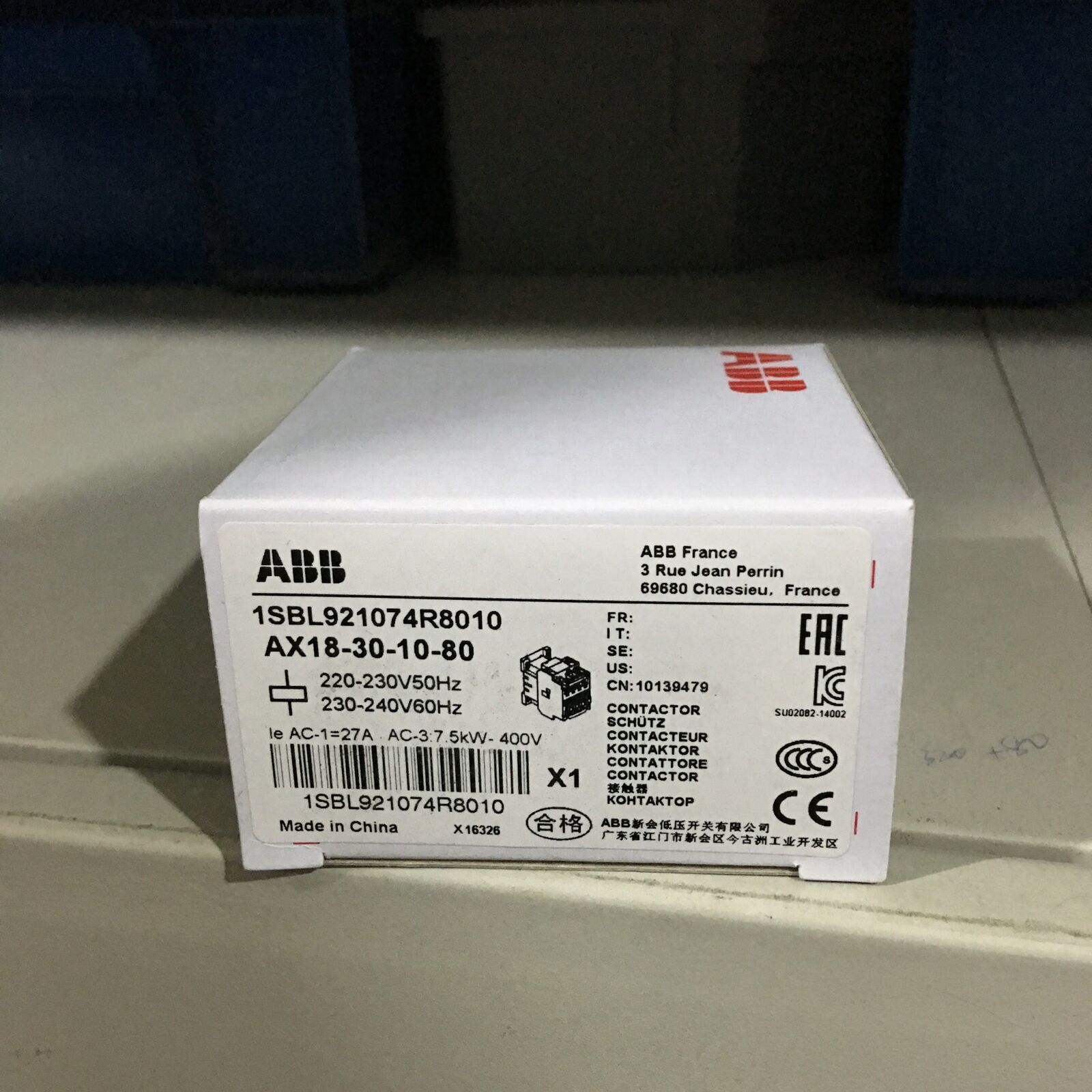 ABB AX18-30-10-80 220VAC Fast delivery - ABB