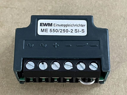 new EWM Einweggleichrichter ME 550/250 --2 Si-S Rectifier