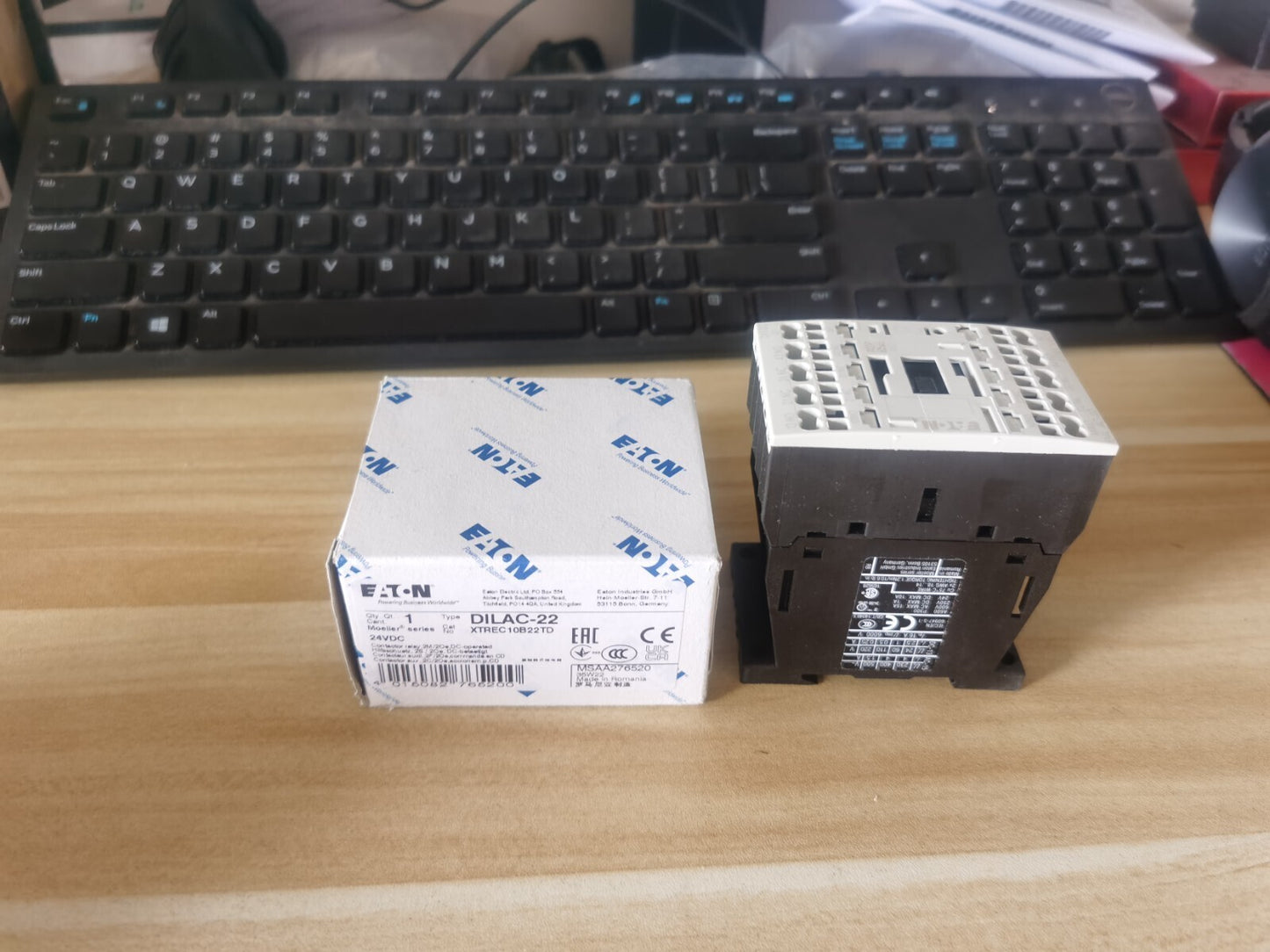 1PCS  Eaton Moeller DILAC-22 XTREC10B22TD DC Contactor 24VDC