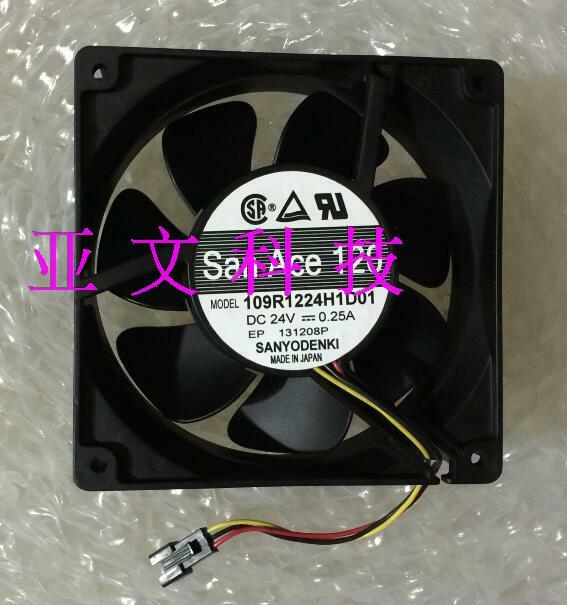 1pcs Sanyo 109R1224H101 24V 0.25A 12038 Axial Fan