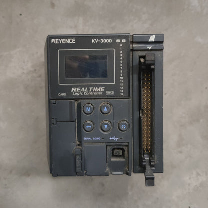 used Keyence PLC module KV-3000 Tested in Good Condition - KEYENCE