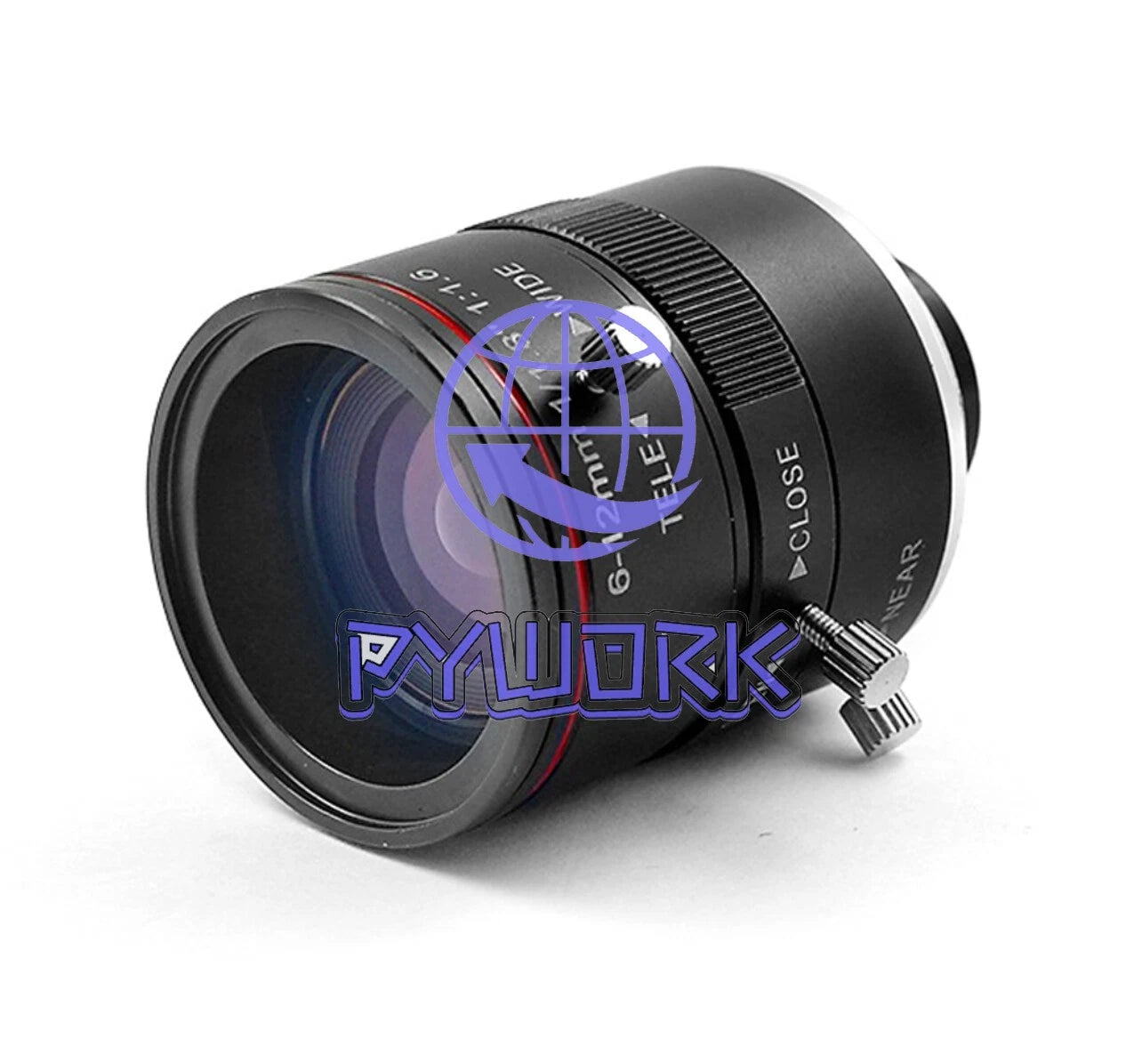 HD 3MP Industrial Lens 6-12mm Manual Zoom C-mount 1/1.8" FA Machine Vision