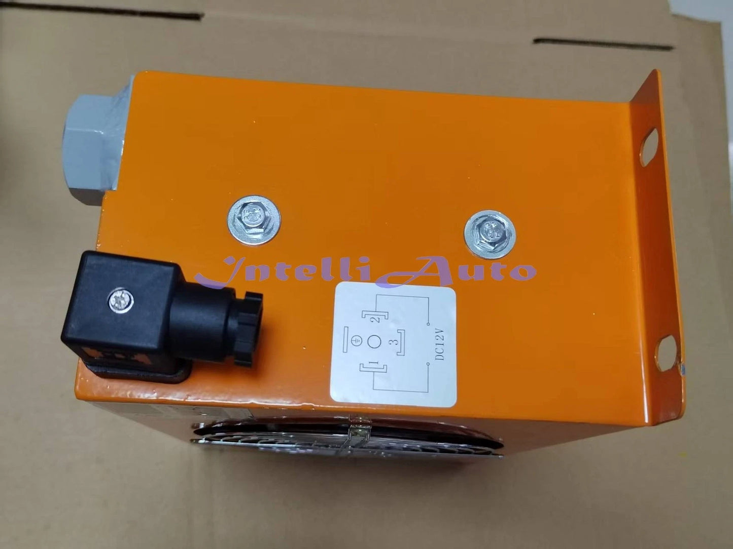 Hydraulic Air Cooler Radiator AH0608T-CA Air-cooled Oil Radiator DC 12V 48w