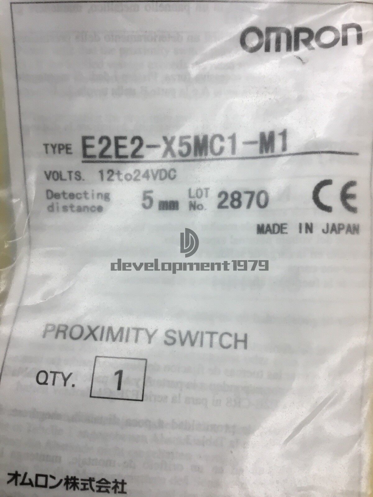new one Omron E2E2-X5MC1-M1 Inductive Proximity Sensor