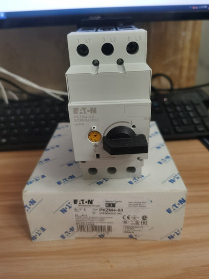 new 1PCS Eaton Moeller PKZM4-63 XTPR063DC1NL Circuit Breaker 55-63A - EATON