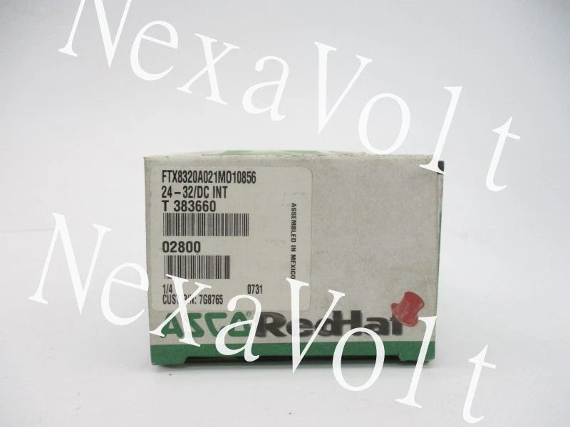 ASCO FTX8320A021M010856 24-32VDC 1/4" NSMP