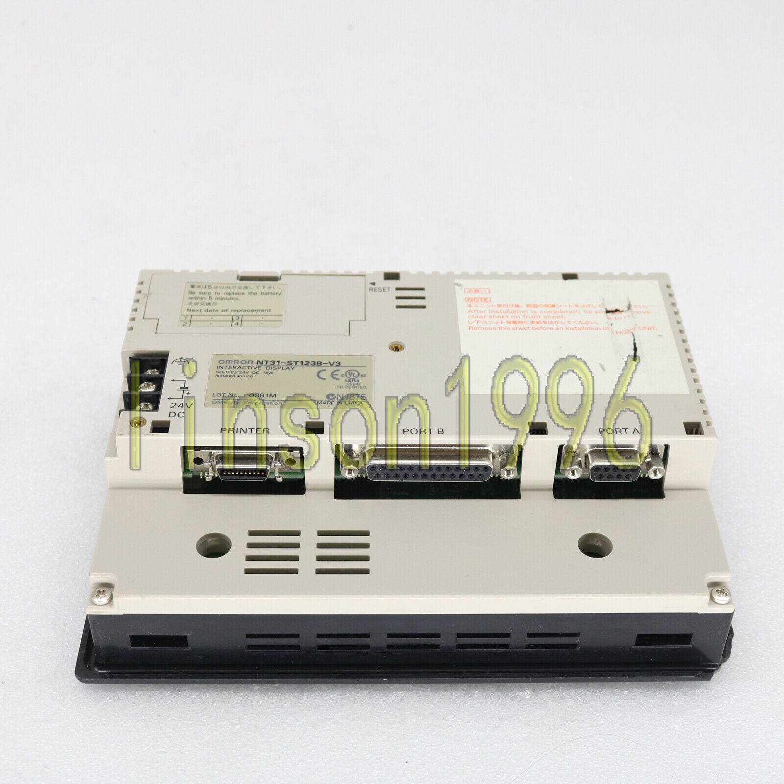 Omron NT31-ST123B-V3 Smart Touch Panel Tested - OMRON