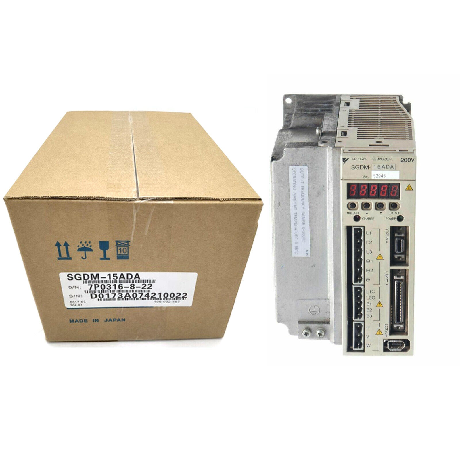 Yaskawa SGDM-15ADA AC Servo Drive - High Performance Motor Controller - YASKAWA