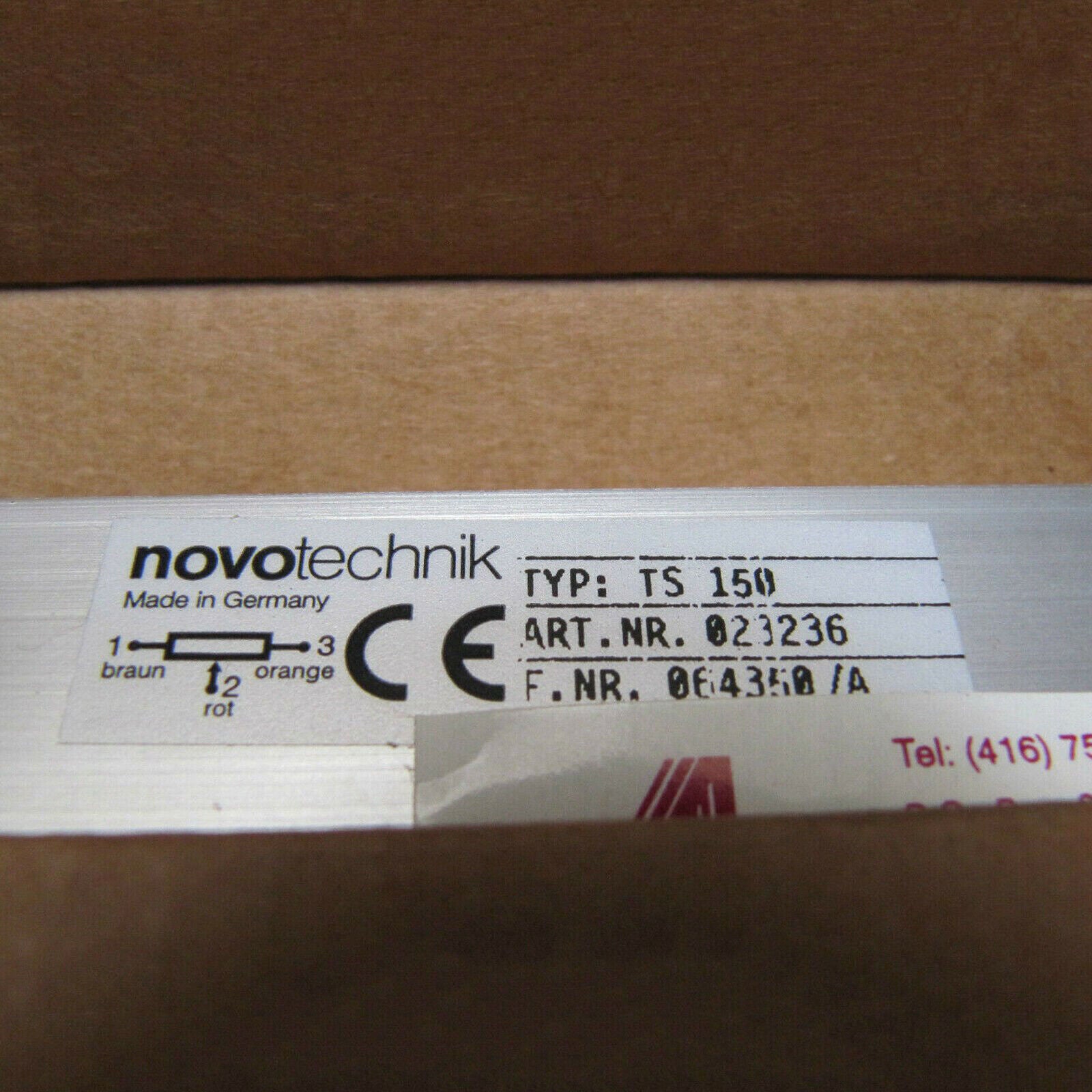 new  Novotechnik TS-150 Linear Transducer 023236 TS150 1 Year