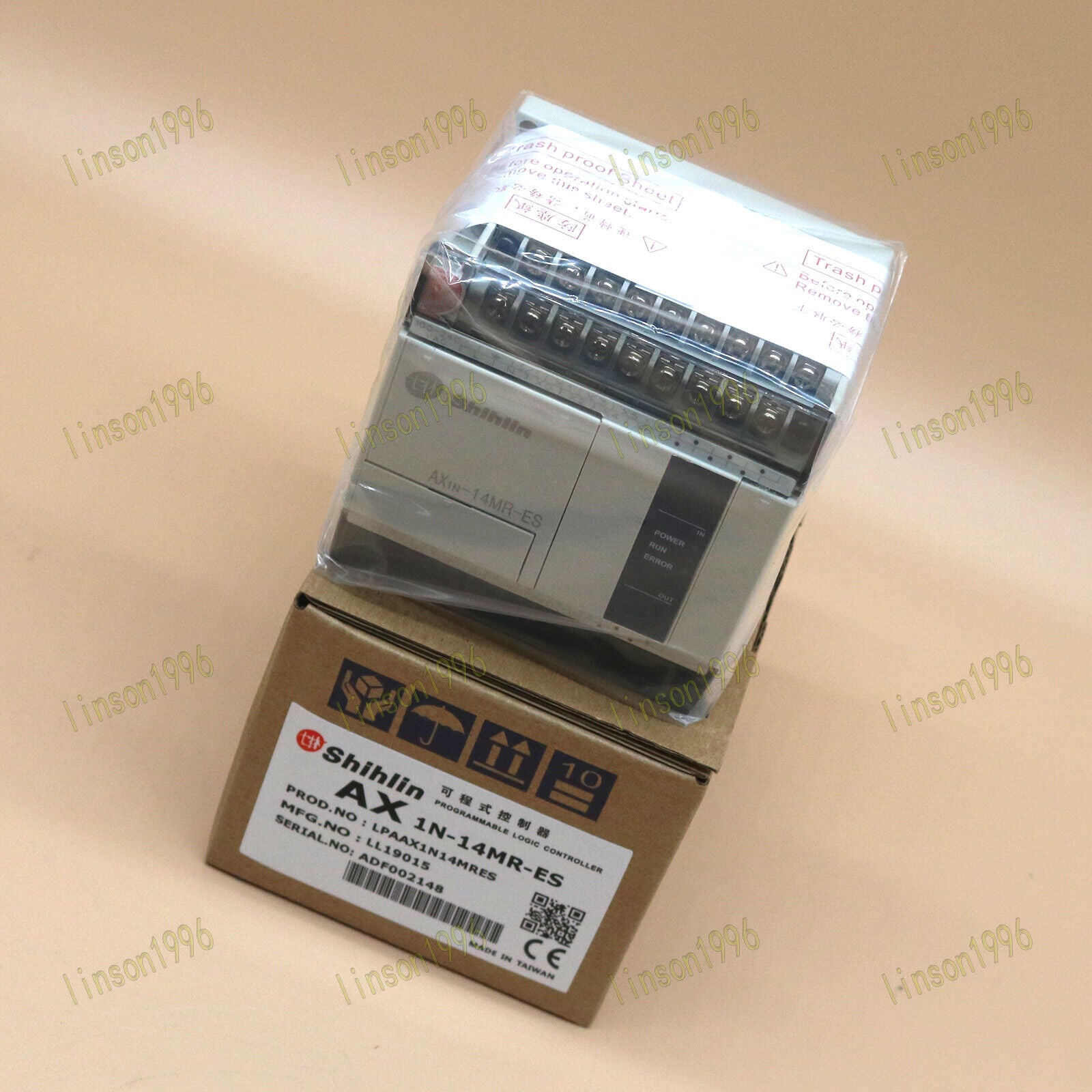 1PC AX1N-14MR-ES programmable controller for Shihlin One year - SHIHLIN