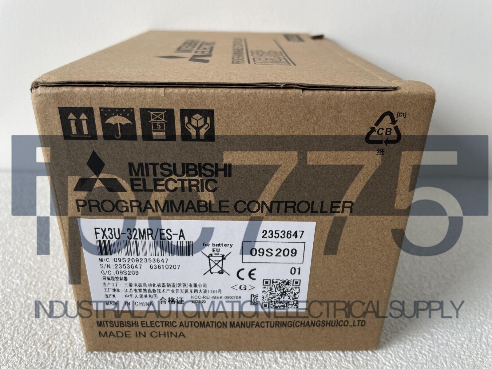 Mitsubishi FX3U-32MR/ES-A PLC Controller - MITSUBISHI