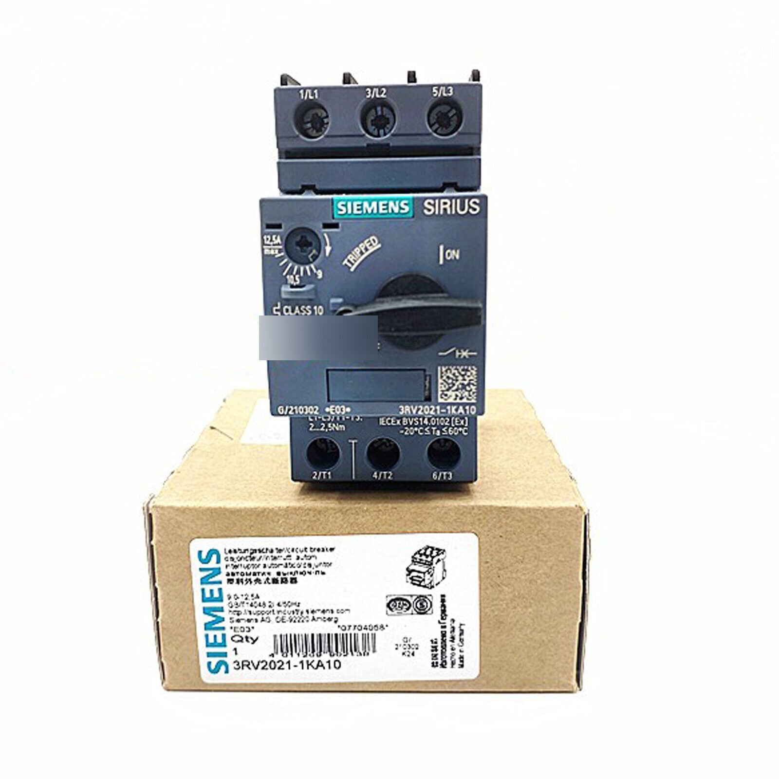 new 1PCS  FOR SIEMENS circuit breakers 3RV2021-1KA10 3RV2021-1KA10 FAST SHIP