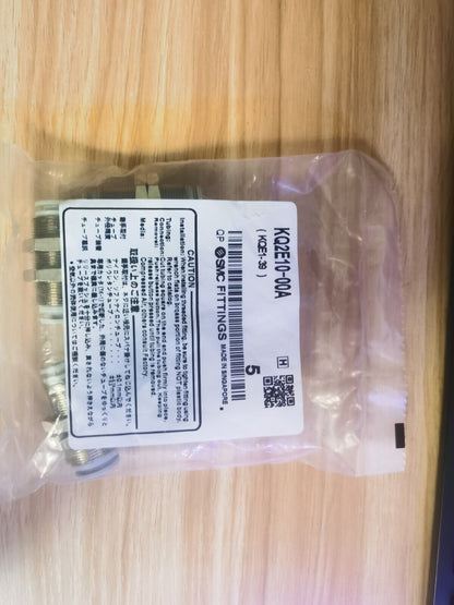 1Bag/5pcs SMC KQ2E10-00A Bulkhead Union Brass Fittings