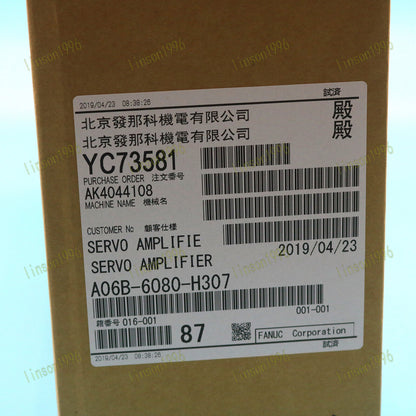 new ONE For Fanuc A06B-6080-H307 Servo Amplifier One year - KOEED
