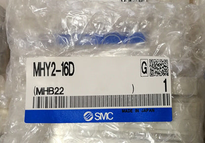 New SMC MHY2-16D Air Gripper Pneumatic Cylinder with 200PSI 16-inch Stroke and 4-way Quick Disconnect fitting - SMC