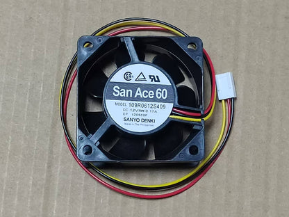 new San Ace 60 12V 0.17A 109R0612S409 6cm mute double ball cooling fan