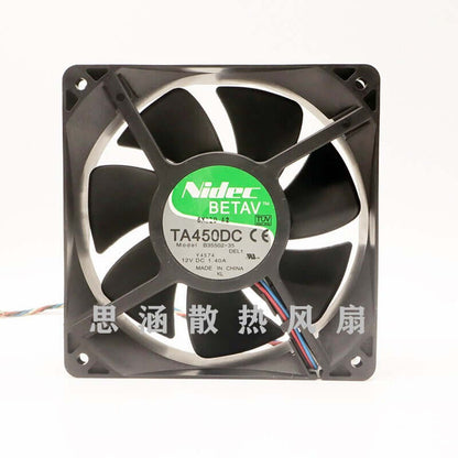 new NIDEC TA450DC B35502-35 12V 1.4A 12038 12CM violent case fan