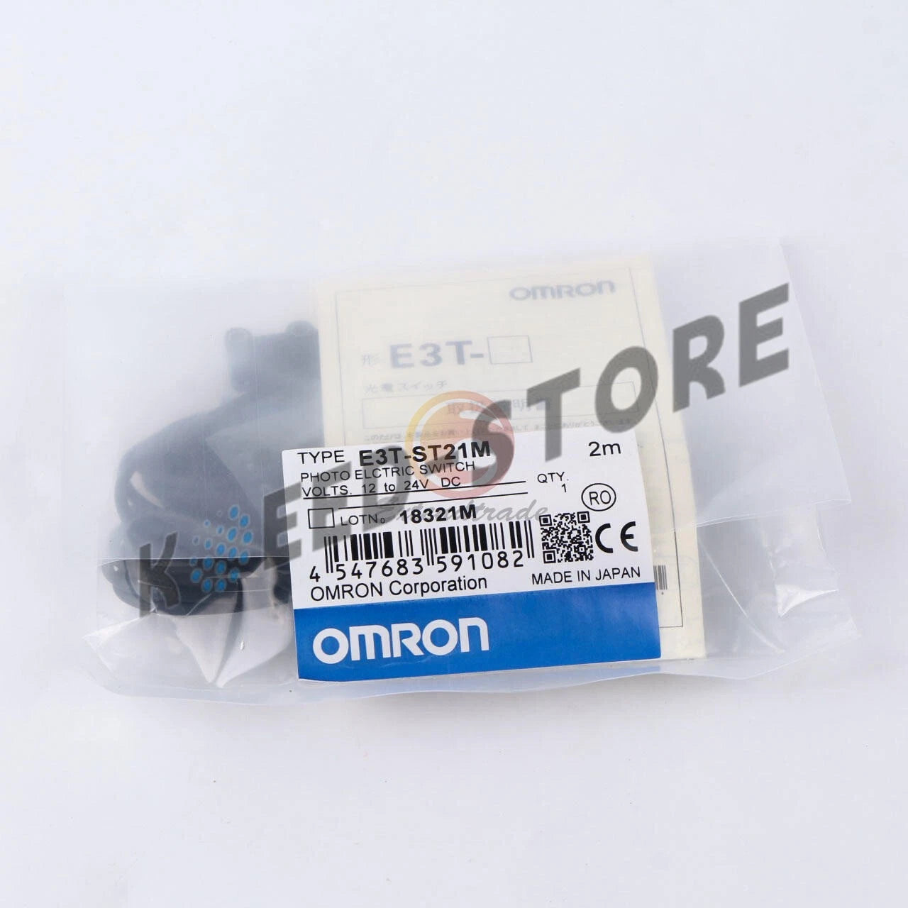 1PCS Omron E3T-ST21M E3TST21M 2M Photoelectric Sensor
