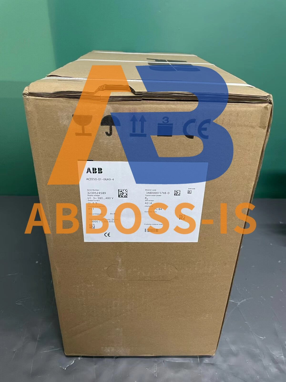 new 1x ABB ACS550-01-06A9-4 ABB Inverter 380V 3KW Fast STOCK