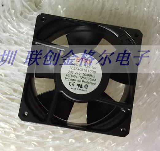1PCS ORIGIANL ETRI 125XR0181000 208-240V 18/15W 120*120*38MM Cooling Fan