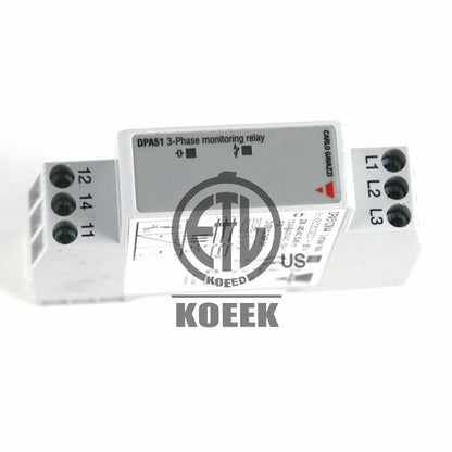 Gavazzi- DPA51CM44 1PCS 3-Ph Carlo Phase Monitoring Relay with SPDT Contacts