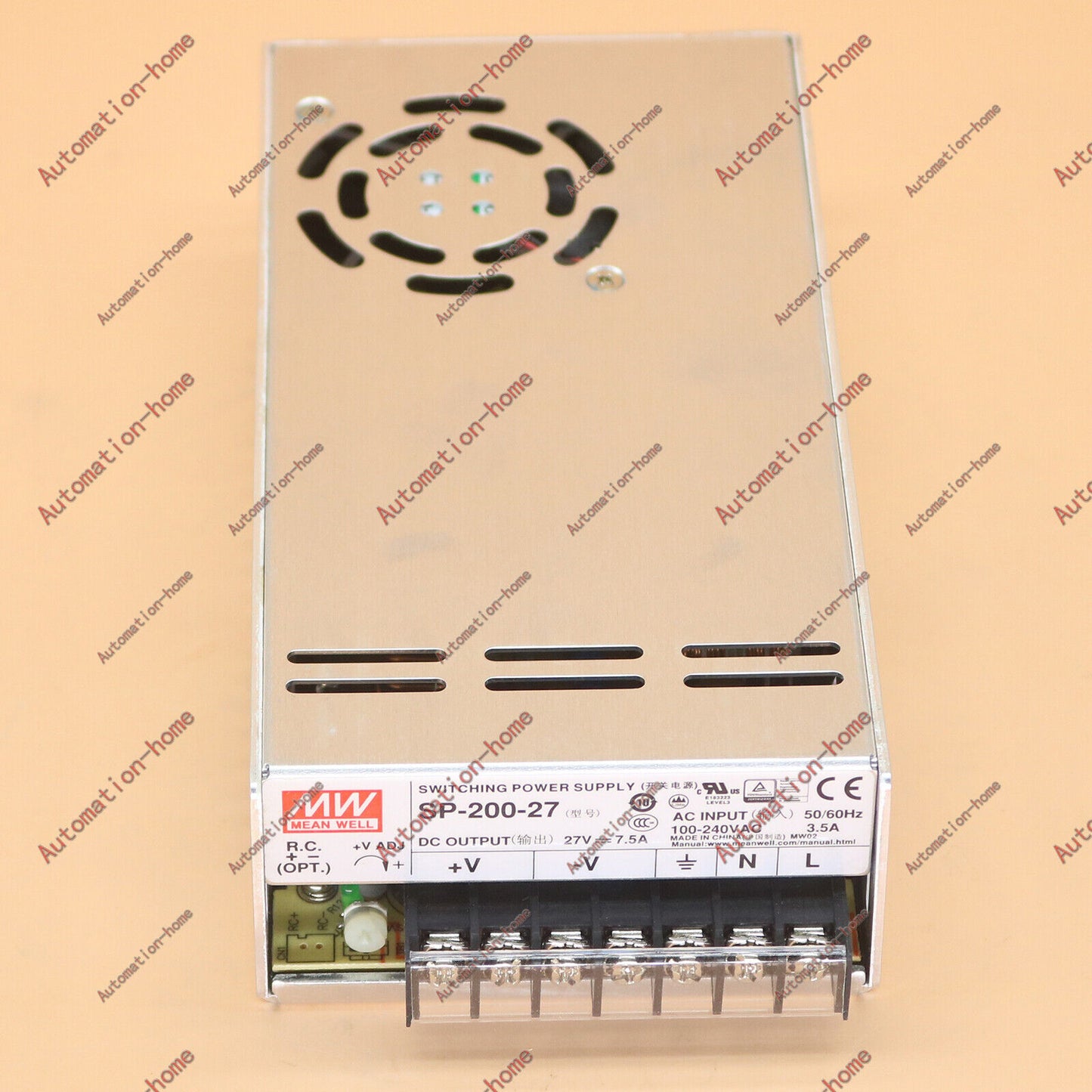 MEAN WELL SP-200-27 27V 7.5A Power Supply - MEAN WELL