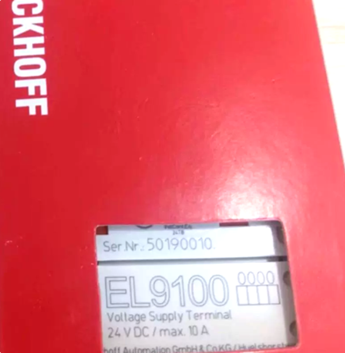 BECKHOFF EL-9100 PLC Module