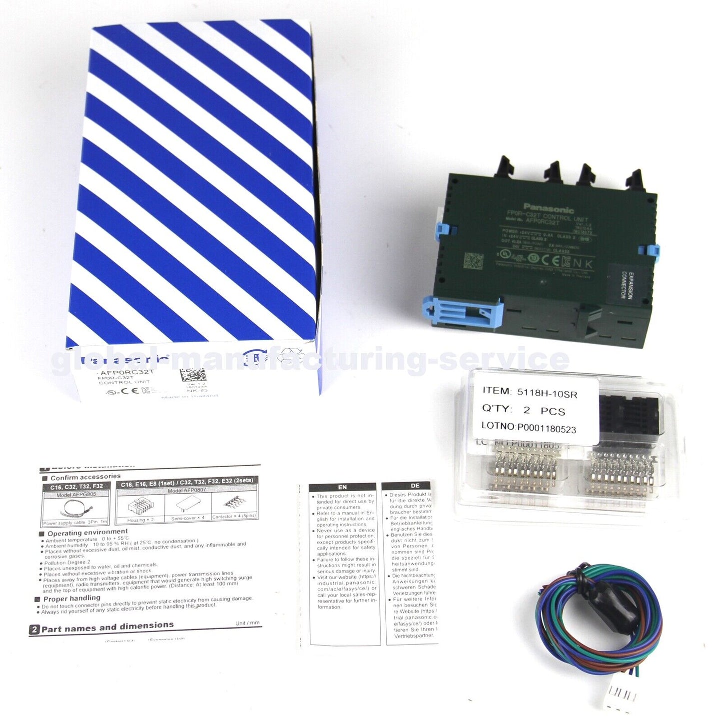 Panasonic AFPORC32T AFPO-RC32T Control Unit AFP0RC32T AFP0-RC32T - PANASONIC