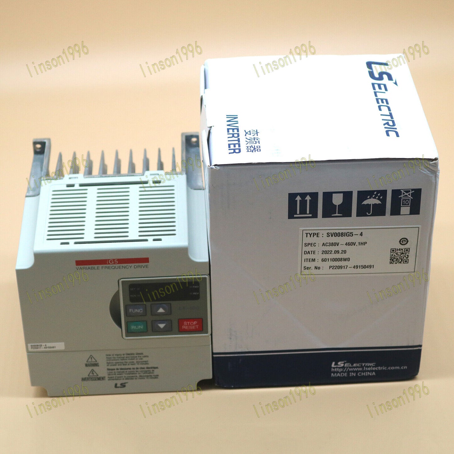 1PC SV008IG5-4 LS(LG) Inverter 0.75KW 380V - KOEED