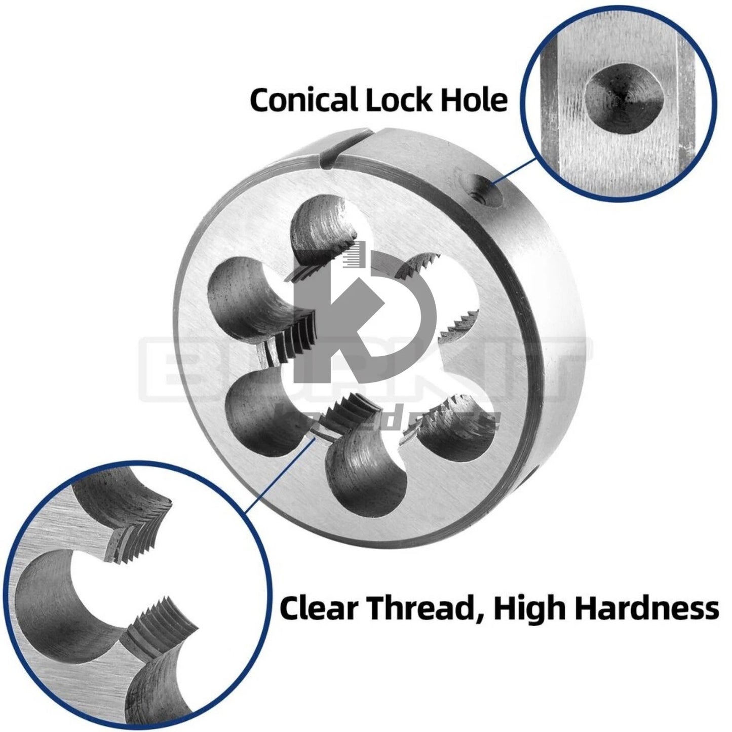 M37 X 1 Thread Die Right Hand, M37x1.0 Metric Round Threading Die