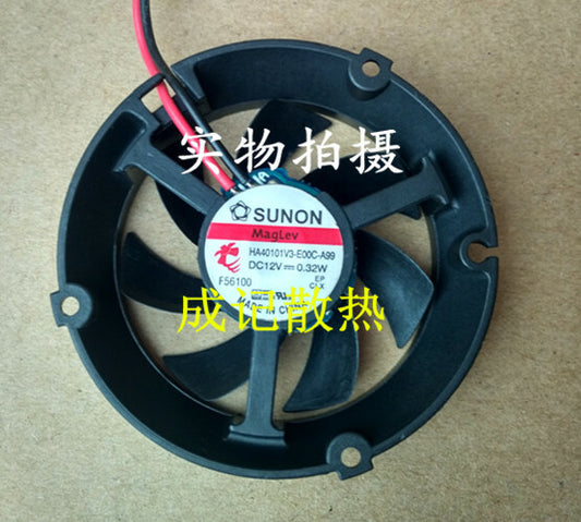 1pcs  SUNON HA40101V3-E00C-A99 12V 4010 Silent Cooling Fan