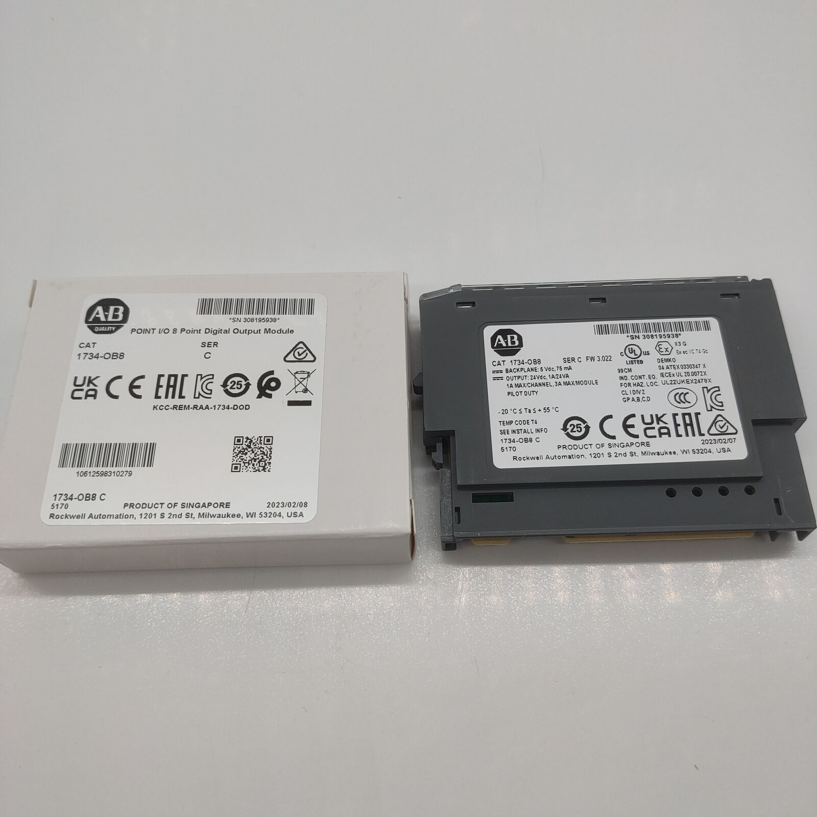 1734OB8 Allen-Bradle 8-Point Digital Output Module - ALLEN-BRADLE